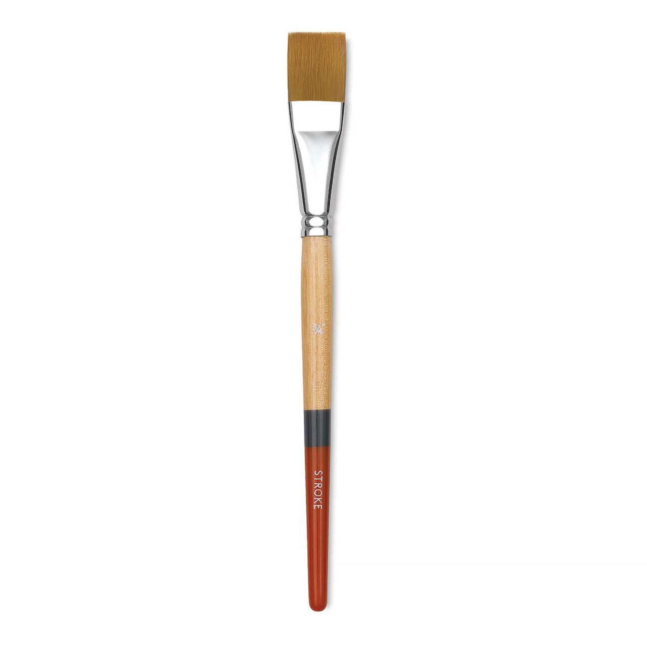 Princeton Snap! Golden Taklon Brush - Stroke, Short Handle, Size 3/4"